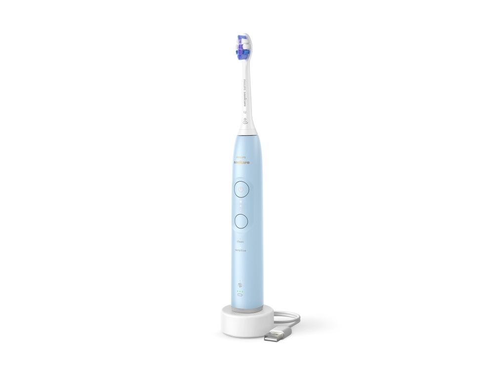 Philips Sonicare 6100 series HX7406 - Tandborste - ljusblå | Hälsa - Tandvård - Elektrisk tandborste | GameStuff