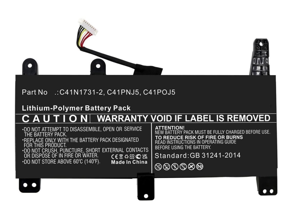 Coreparts - Laptop-Akku (Ähnlich: Asus 0B200-02940000, Asus 0B200-02990000, Asus 0B200-03400200, Asus 4Icp5/70/81, Asus C41n1731-2, Asus C41n1731-C,