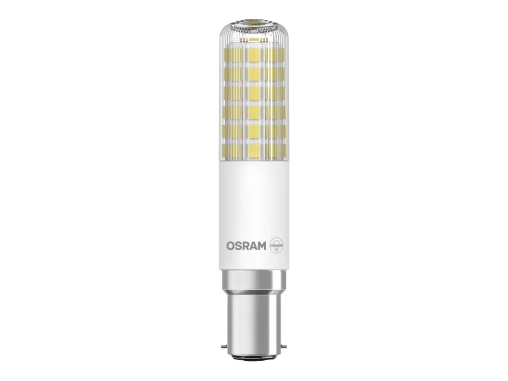 OSRAM LED SLIM - LED-glödlampa - klar finish - B15d - 8 W (motsvarande 75 W) - klass E - varmt vitt ljus - 2700 K | Ljuskällor - LED | GameStuff