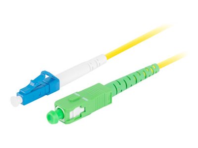 Lanberg Lwl-Patchkabel Sm Lc/Upc-Sc/Apc Simplex 3.0Mm Lszh G657a1 1M Gelb
