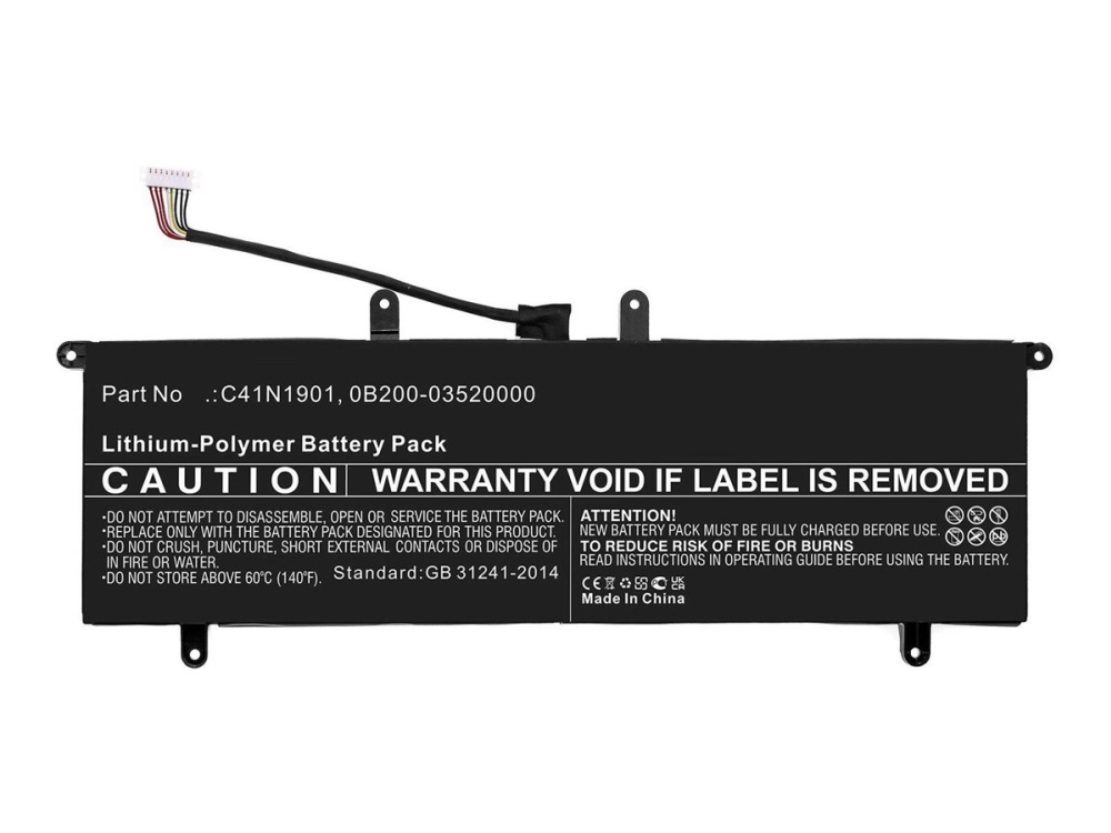 Coreparts - Batteri Til Bærbar Computer (Svarende Til: Asus C41n1901, Asus 0B200-03520100, Asus 0B200-03520000) - Litium-Polymer - 4380 Mah - 67.45 W
