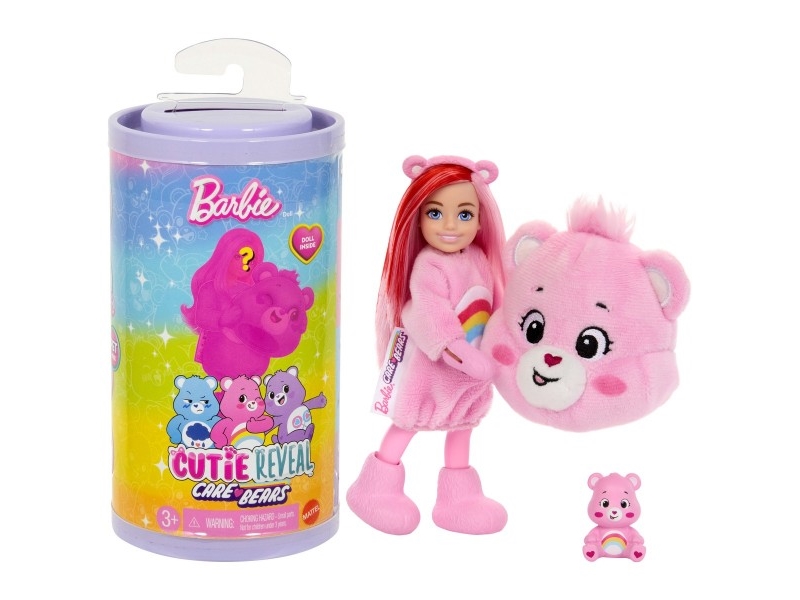 Mattel BARBIE CHELSEA CUTIE REVEAL CARE BEARS Overraskelsessæt (JCN97)