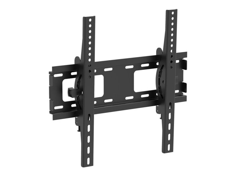 TECHly - Monteringssæt (vægbeslag) - kan vippes - for flat panel / LCD display - sort - skærmstørrelse: 23-55