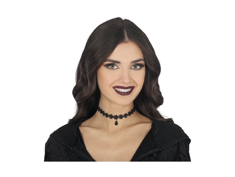Choker med sort sten