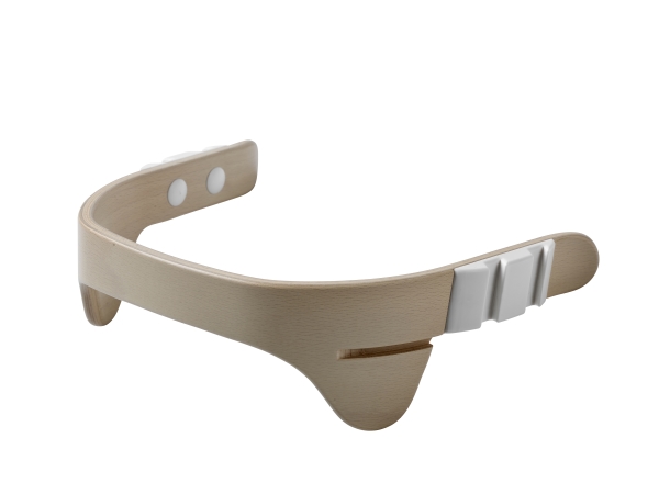 Leander Classic Bøjle til Højstol - Whitewash m. Læderstrop