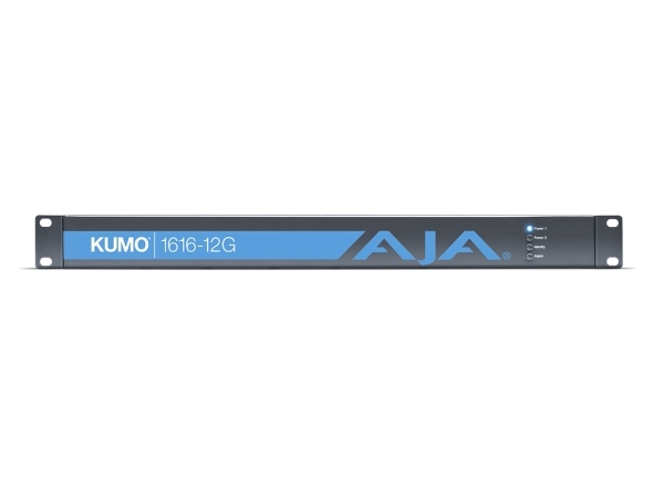 Aja Kumo 1616-12G, Bnc, Grau, 405 M, 12 Gbit/Sec, 100 - 240 V, 50/60 Hz