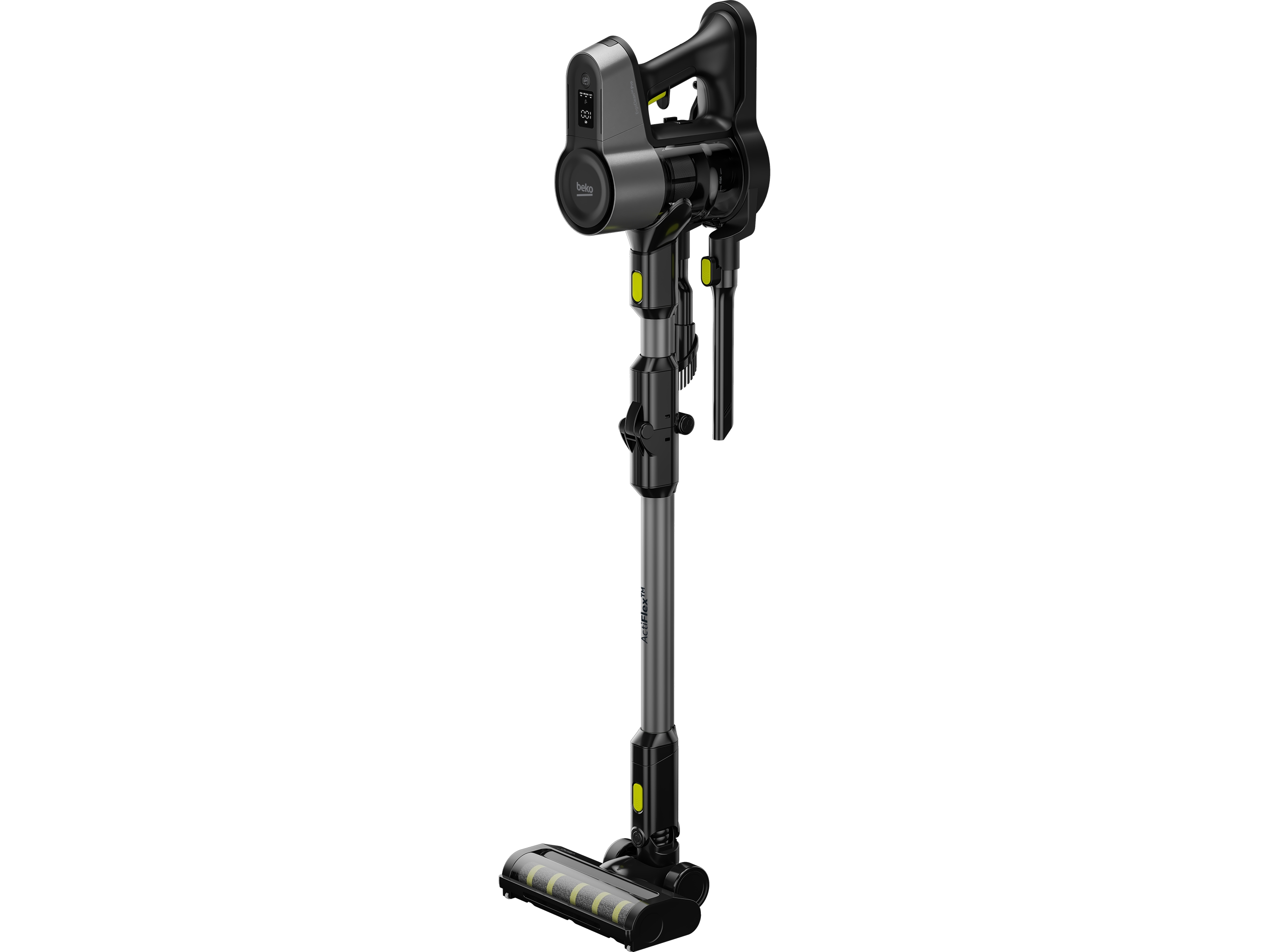 Beko Vrt84225vi, Stick Vakuum, Poseløs, Anthracit, 0,55 L, Rektangulær, Dry