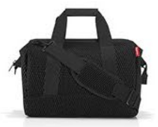 Reisenthel Allrounder M, Frau, Handtasche, Medium, Reißverschluss, Schwarz, Einfarbig