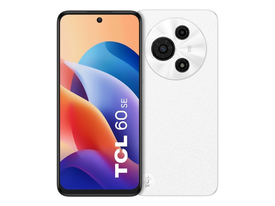 Tcl 60 Se, 16,9 Cm (6.67"), 8 Gb, 512 Gb, 50 Mp, Android 15, Hvid