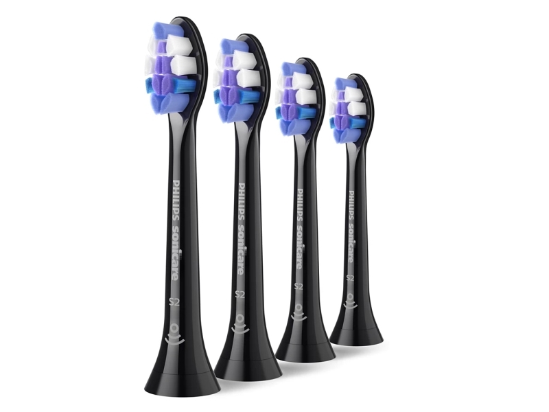 Philips Sensitive HX6054/88 4-pack borsthuvuden, 4 styck, Svart, 3 månad (er), Extra mjuk, Philips, DiamondClean, DiamondClean 9000, DiamondClean Smart, EasyClean, Essence+, ExpertClean,... | Hälsa - Tandvård - Tandborsthuvuden | GameStuff