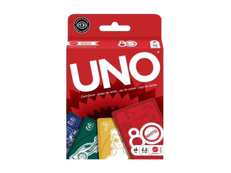 UNO Mattel 80th Ruby Red | Leksaker - Spel - Kortspel | GameStuff