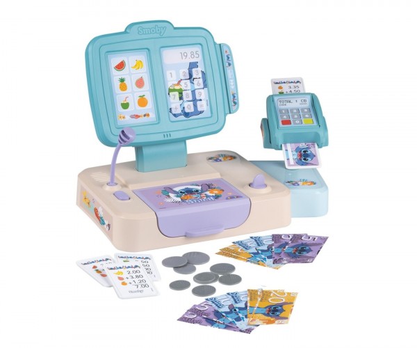 Smoby Kasa su atminties kortelių skaitytuvu stitch