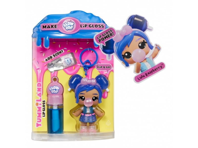 Lalka Yummiland Lip Gloss, Lulu Raspberry