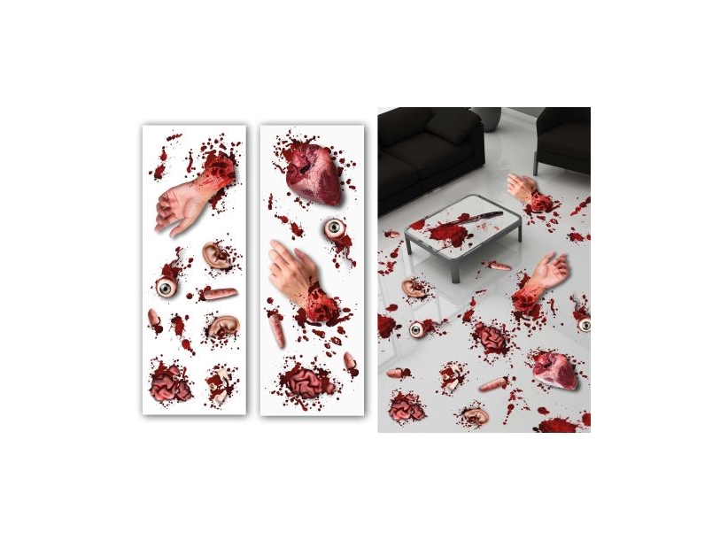 Blodige Lemmer Stickers, 2 Ark