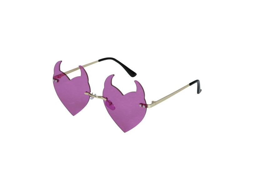 Lila Teufelsbrille