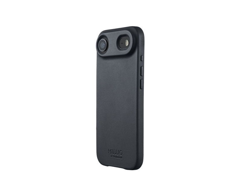 Mujjo Ledertasche - Ledertasche Für Iphone 17 Air Kompatibel Mit Magsafe (Basalt)