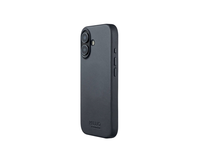 Mujjo Leather Case - Læderetui Til Iphone 17 Kompatibelt Med Magsafe (Basalt)