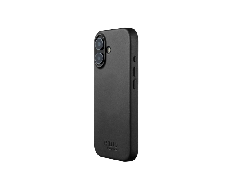Mujjo Full Leather Case Magsafe Case For Iphone 17 Schwarz