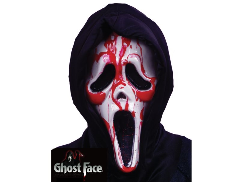 Ghost Face-mask, blödning | Leksaker - Rollek - Kostym | GameStuff