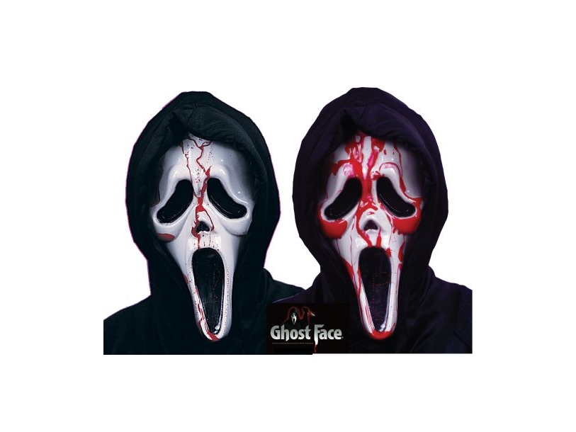Blødende Ghost Face maske
