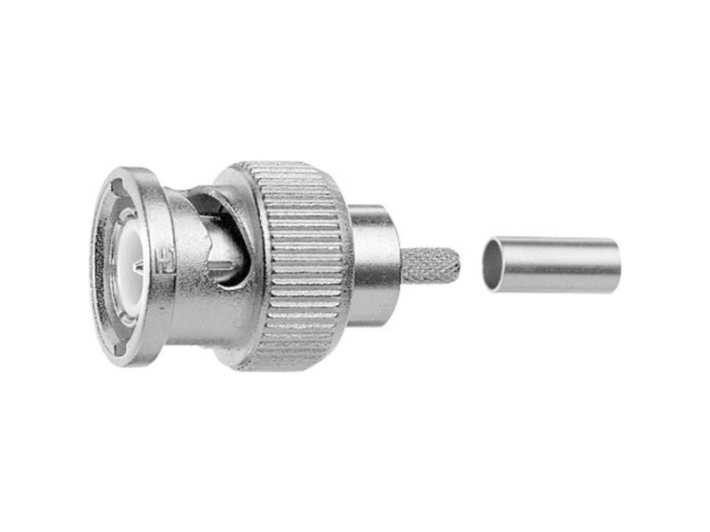 Telegärtner 100023482 100023482 Hdtv-Bnc-Stik Stik, Lige 75 Ω 1 Stk