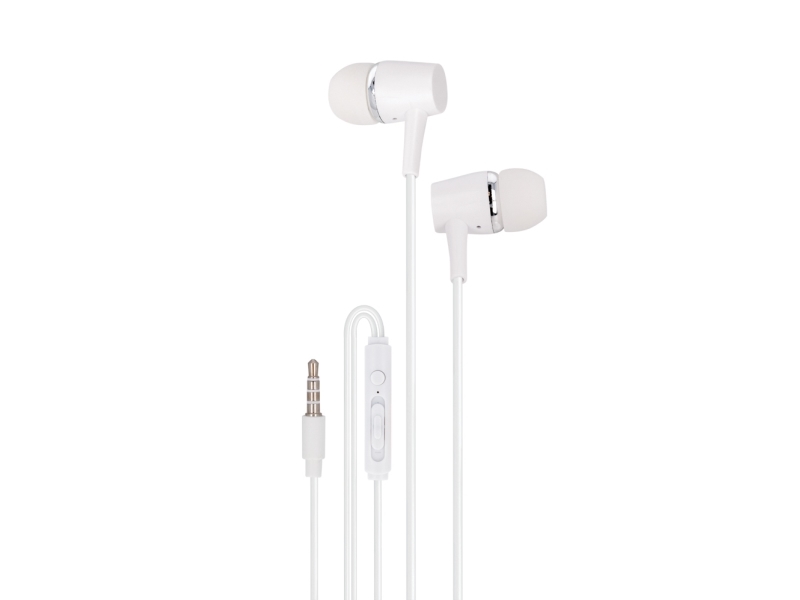 Maxlife Oem001607, Ledningsført, Opkald/Musik, Headset, Hvid