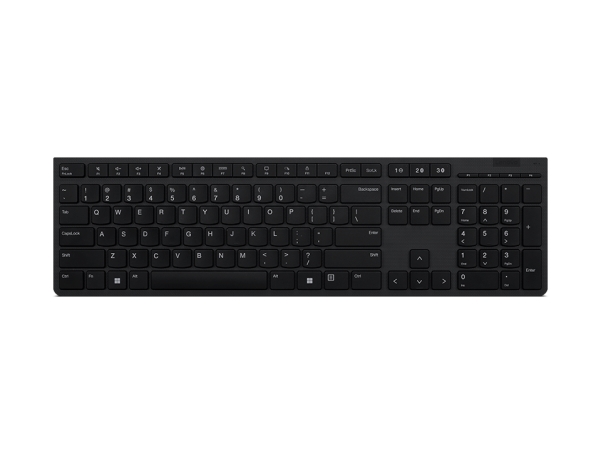 Lenovo 4Y41k04067, Volle Größe (100%), Kabellos, Rf Wireless + Bluetooth, Scherenschalter, Grau