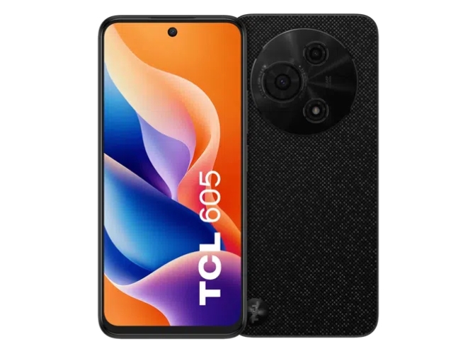Tcl 605 17 Cm (6,7") Dual Sim Android 15 4G Usb Type-C 8 Gb 256 Gb 5200 Mah Schwarz