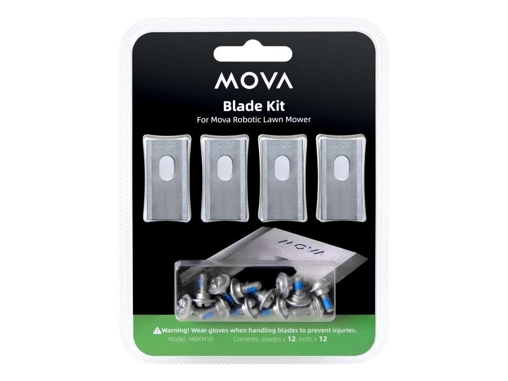 Dreame MBKM10, Gräsklipparblad, Dreame, Mova 1000, Mova 600, Svart, Grön, Metallisk, Vit, 160 mm, 120 mm | Trädgården - Trädgårdsmaskiner - Tillbehör till gräsklippare | GameStuff