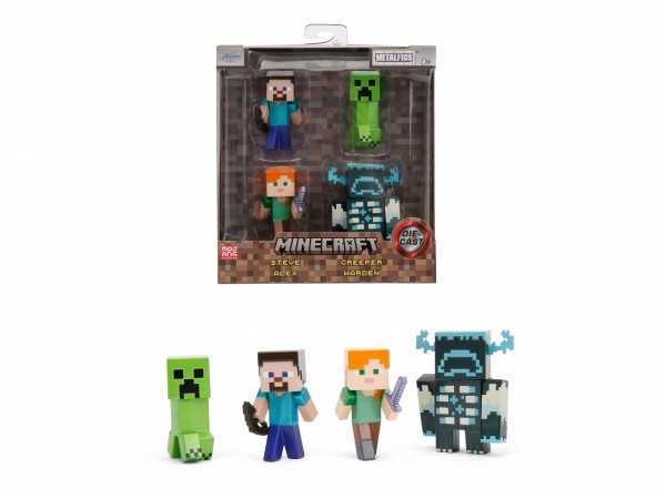 Jada Minecraft Metal Figures 4Pak 433-7314