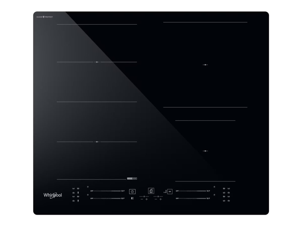 Whirlpool Filo WF S3660 CPNE - Induktionshäll - 4 kokplattor - Fördjupning - bredd: 56 cm - djup: 48 cm - svart | Vitvaror - Spishäll | GameStuff