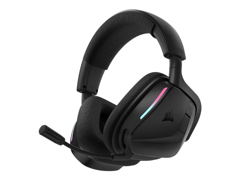 Corsair Gaming Void V2 - Headset - Fuld Størrelse - Bluetooth/2,4 Ghz Radiofrekvens - Trådløs - Kulsort