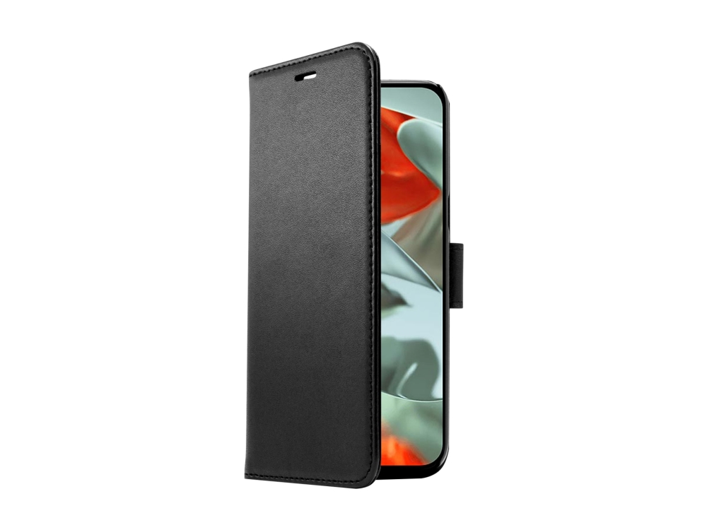 Screenor Smart - Flipomslag Til Mobiltelefon - Økolæder, Termoplastisk Polyuretan (Tpu) - Sort - For Google Pixel 10 Pro Xl