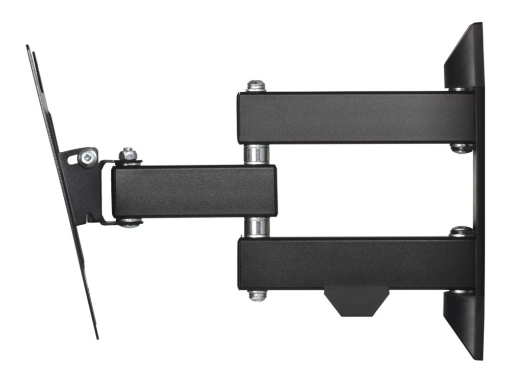 Hama 00220822, 48,3 Cm (19"), 121,9 Cm (48"), 75 X 75 Mm, 200 X 200 Mm, 5 - 12°, Schwarz