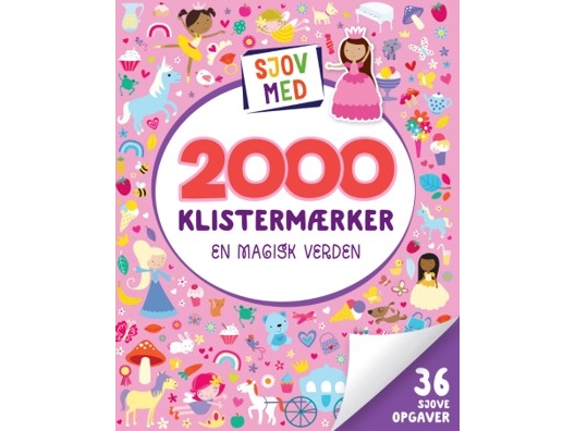 Kul med 2000 klistermärken: En magisk värld | Skola & Hobby - Skolböcker & kalkylblad - Lösa ark och block | GameStuff