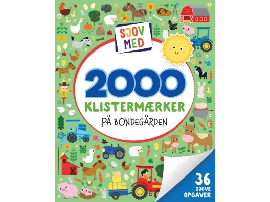 Sjov med 2000 klistermærker: På bondegården