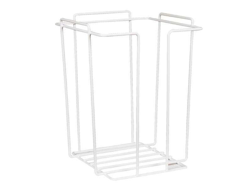 Ställ för tvättlappar, ABENA, 23x23x13,5cm, vit, metall, hållare för tvättlappar i skum | Rengöring - Personlig vård - Övriga | GameStuff