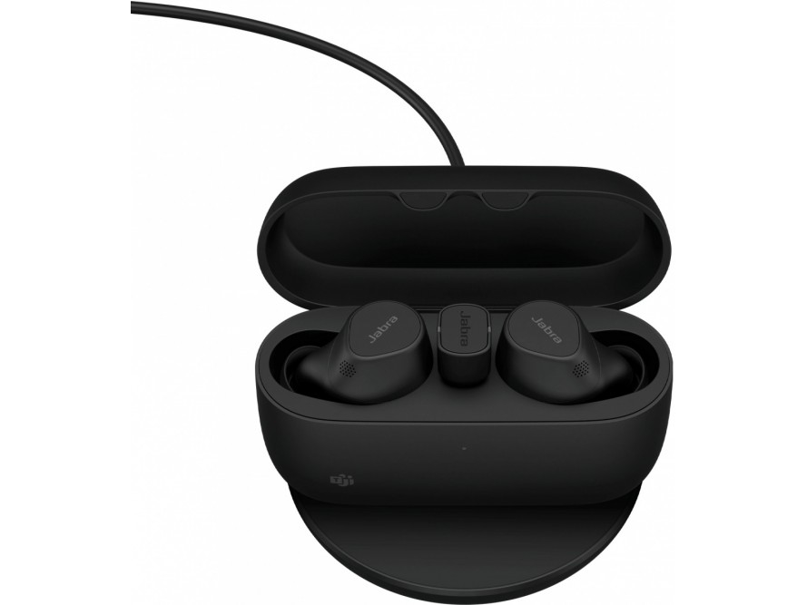 Jabra Evolve2 Buds, True Wireless Stereo (Tws), Opkald/Musik, 5,4 G, Headset, Sort