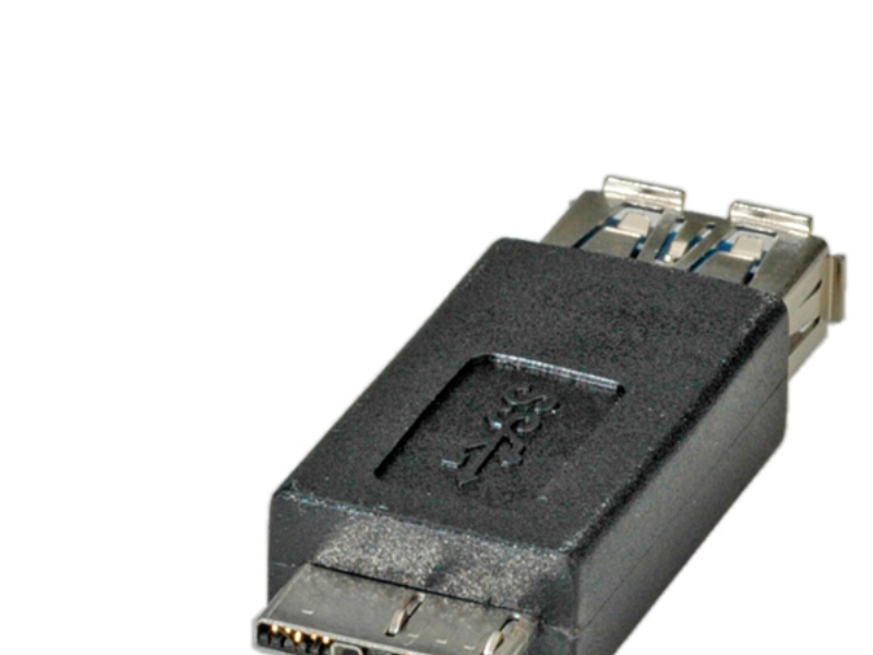 Roline Usb 3.0 Adapter, Usb 3.0 Micro B, Usb3.0 A, Sort