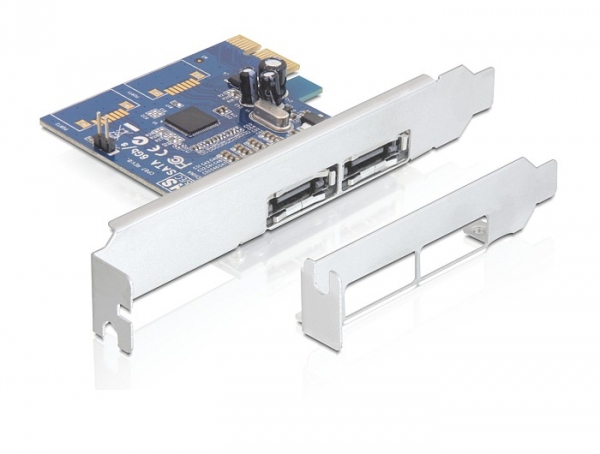 Delock 89295, Pcie, Esata, 0, 1, Windows 2000, Windows 2000 Professional, Windows 7 Home Premium, Windows 7 Home Premium X64,..., 6 Gbit/S, Kabelgebu