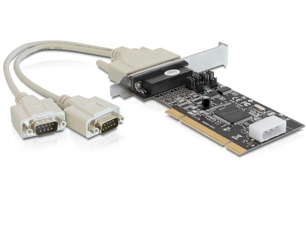 Delock Pci Card To 2X Serial, Pci, Seriell, Rs-232, Schwarz, Pc, Oxford Oxupci952