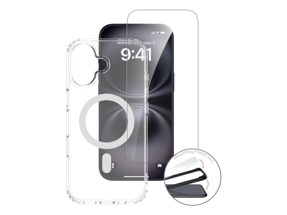 4Smarts 541556, Border, Apple, Iphone 17, 16 Cm (6.3"), Transparent, White
