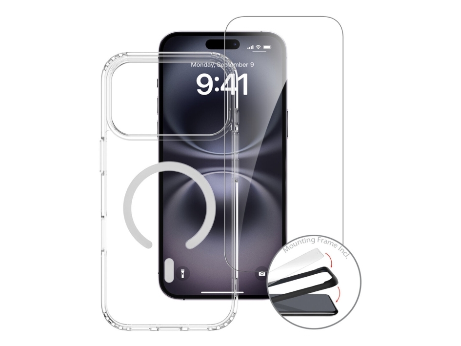 4Smarts 541559, Border, Apple, Iphone 17 Pro Max, 17.5 Cm (6.9"), Transparent, White