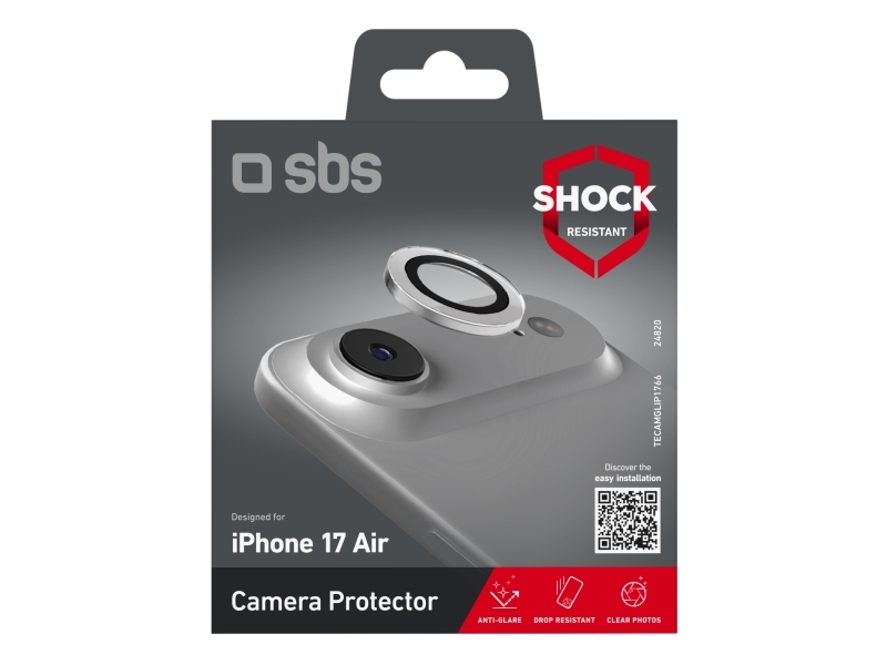 Sbs Tecamglip1766, Apple, Iphone 17 Air, Bump Resistant, Scratch Resistant, Transparent, 1 Pc(S)