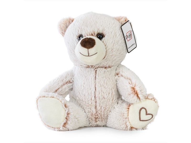 Beige Teddy Bear Sitting With Heart