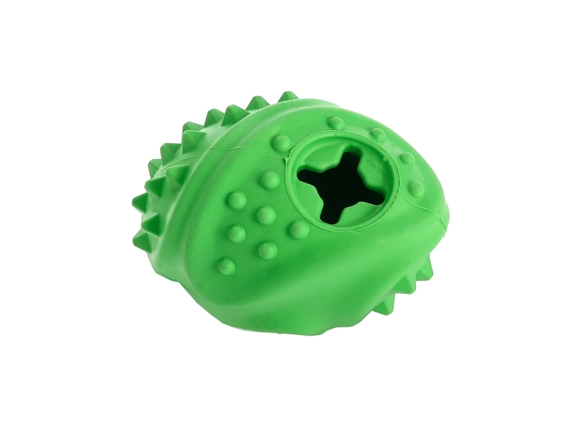 Dogman Rough Play Hundespielzeug Gummi Iq Ball Grün 10Cm 10Cm