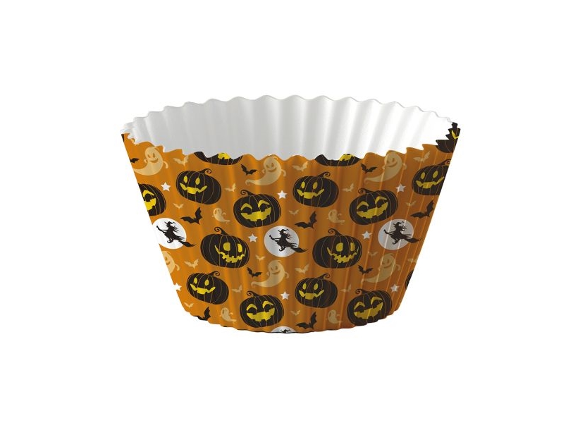 Græskar Muffinforme, 50 Stk