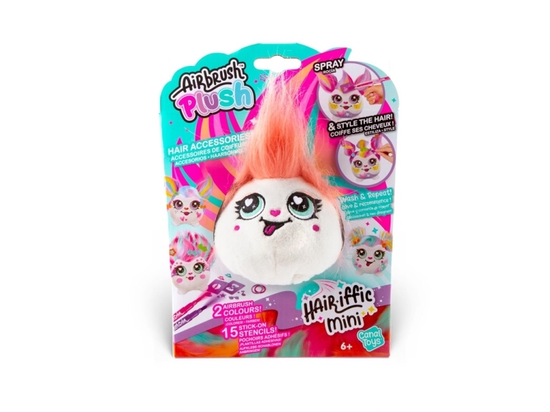 Airbrush Plush Hair'iffic 10 Cm Mini 1Er Pack Sortiert