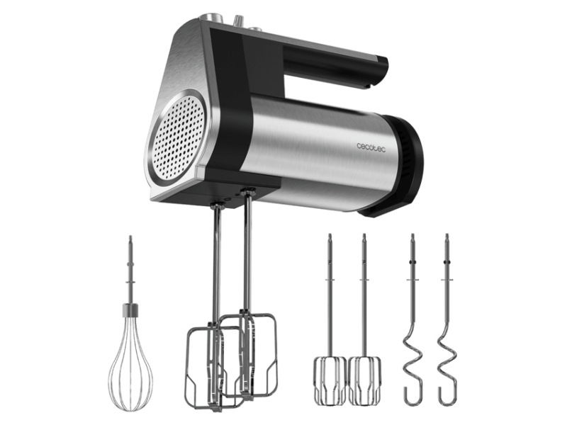 Cecotec PowerTwist 500, Håndmixer, Sort, Rustfrit stål, Ælte, Mikse, Omrøre, 500 W, 220 - 240 V, 50 / 60 Hz