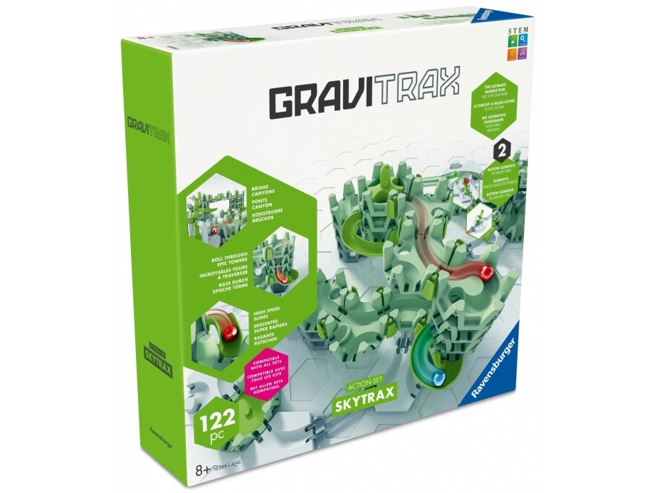 Gravitrax 25959 - Skytrax Action-set Kuglebane - 122 Dele